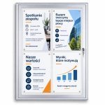 Gablota wewnętrzna EXTRA PLATA - różne formaty Gablota wewnętrzna EXTRA PLATA - różne formaty