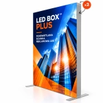 Ścianka podświetlana reklamowa LED BOX™ PLUS 200 × 240 cm