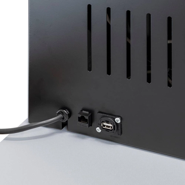 Smukły totem z monitorem 65