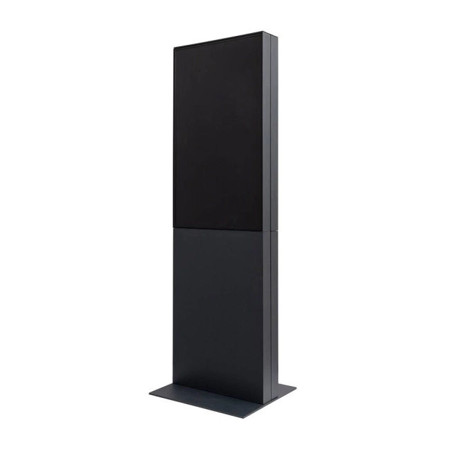Totem Dwustronny Smart Line Digital z monitorem Samsung - czarny