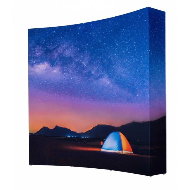 Ścianka łukowa Pop-Up Impress Curved LED 3 x 3