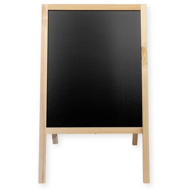 Potykacz drewniany kredowy Classic M 60x100 cm – tablica reklamowa dwustronna