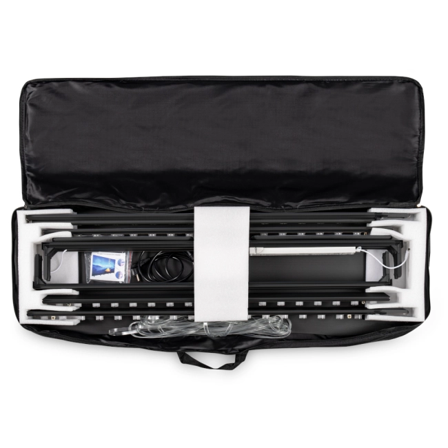 System podświetlany LED BOX™ 100 x 200 cm BLACK