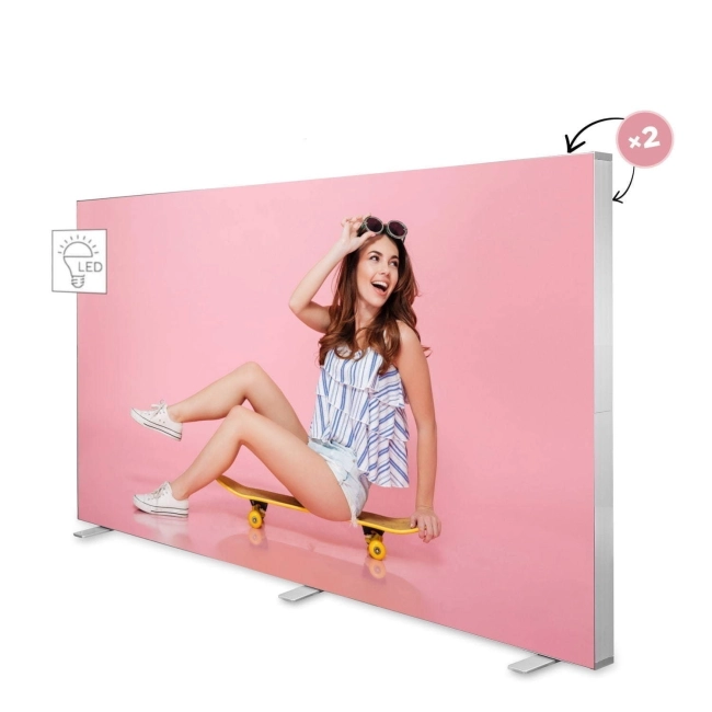 System podświetlany LED BOX™ PLUS 300 x 200 cm