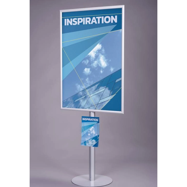 Wolnostojący stojak reklamowy na plakat i ulotki 175 cm