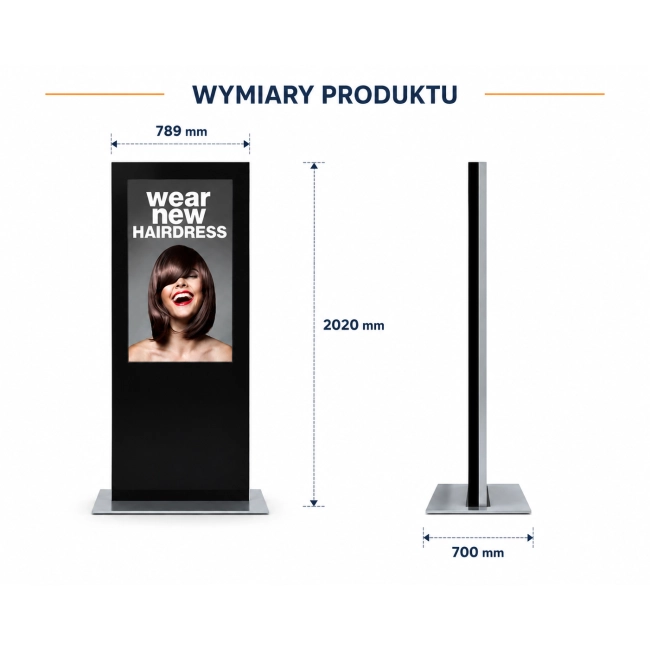 Totem Cyfrowy Slim 50