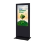Totem cyfrowy 65 cali SLIM CZARNY - ekran reklamowy