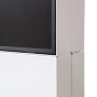 Totem Dwustronny Smart Line Digital z monitorem Samsung - biały