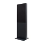 Totem Dwustronny Smart Line Digital z monitorem Samsung - czarny