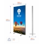Podświetlany Brightbox jednostronny 100 x 200cm