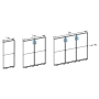 System podświetlany LED BOX™ 100 x 230 cm