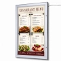 Zewnętrzna gablota na menu 4 x A4 LED