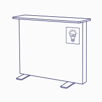 Trybunki wystawowe LED / Cyfrowe Trybunki wystawowe LED / Cyfrowe