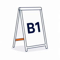 Potykacze reklamowe B1 Potykacze reklamowe B1