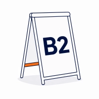 Potykacze reklamowe B2 Potykacze reklamowe B2