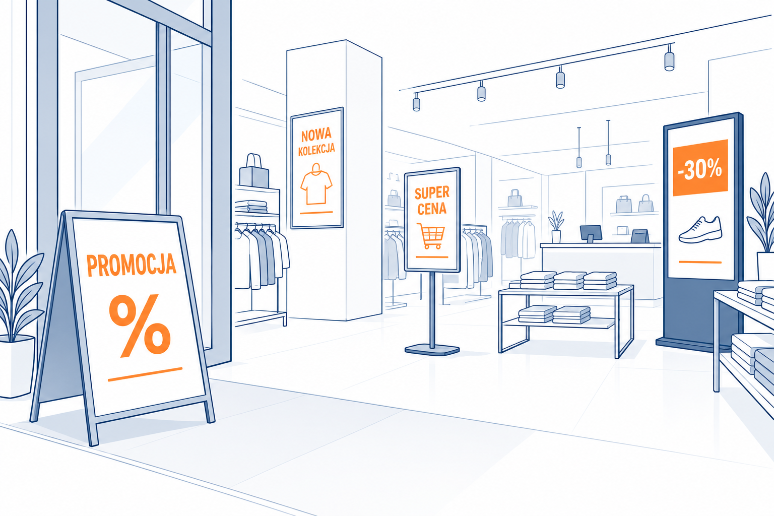 Prezentacja promocji i oferty w sklepie