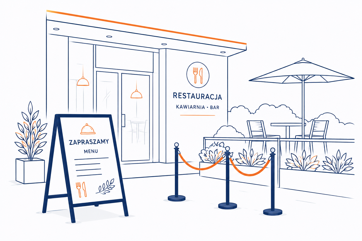 Wyposażenie gastronomii – stojaki na menu i materiały informacyjne
