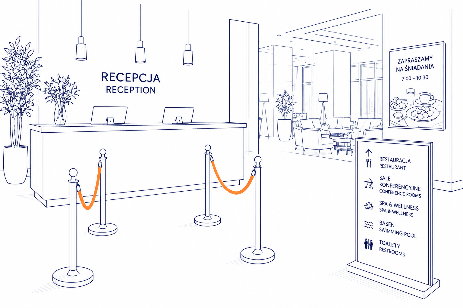 Recepcja hotelowa